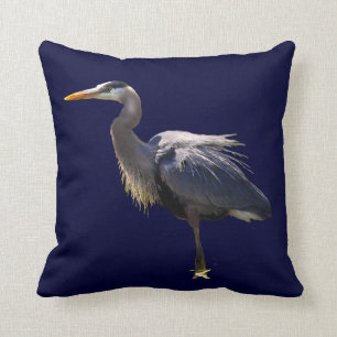 Coussin Héron de grand bleu