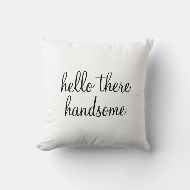 Coussin | Hers - Bonjour (Style 1) (Recto)