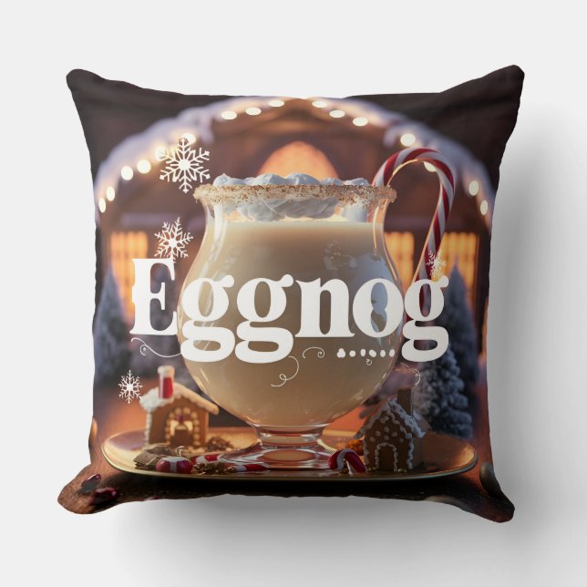 Coussin Heure de début, début, noël (Recto)