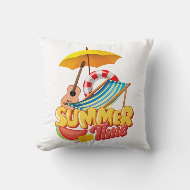 Coussin Heure d'été (Recto)