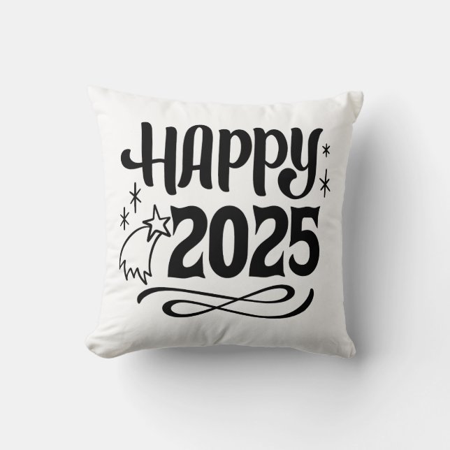 Coussin heureux 2025 (Recto)