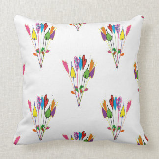 Coussin heureux 41 cm X 41 cm de jet