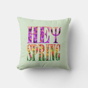 Coussin hey printemps