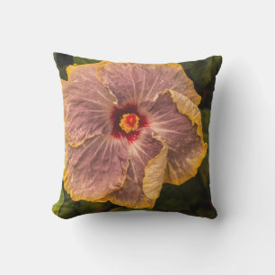 Coussin Hibiscus Hawaiian Lilac de Kauai Outdoor