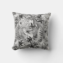 Hibiscus noir fleur hawaïenne Motif Tropical Th