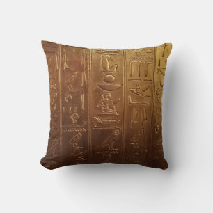 Coussin hiéroglyphe égyptien