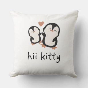Coussin hii kitty taie d'oreiller mignonne