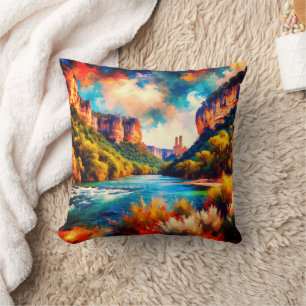 Coussin "Hill Country Haven : Texas Hill Country Landcape"