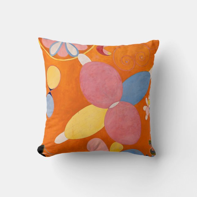 Coussin Hilma af Klint - Les dix plus grands, No.4, Jeunes (Recto)