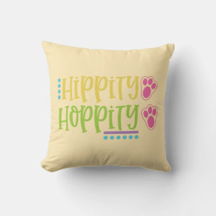 Coussin Hippity Hoppity Easter Thlow Pillow