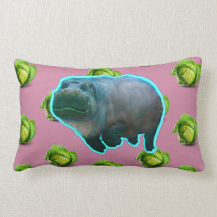 Coussin - HIPPOPOTAME AFFAMÉ