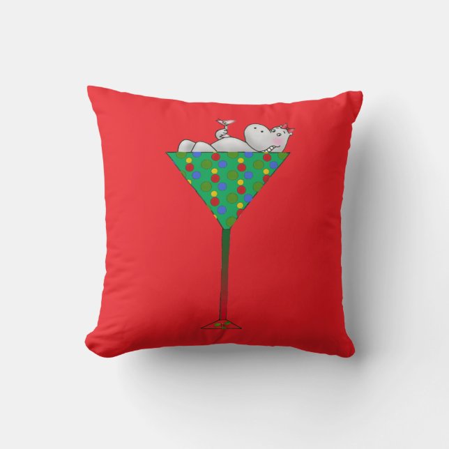 Coussin Hippopotame Pompette-tini's (Recto)