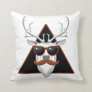 Coussin Hipster Antler Art