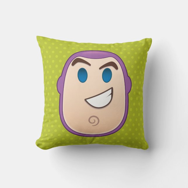 Coussin Histoire du jouet | Buzz Emoji de l'année lumière (Recto)