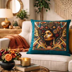 Coussin Histoire noire Un hommage aux threads