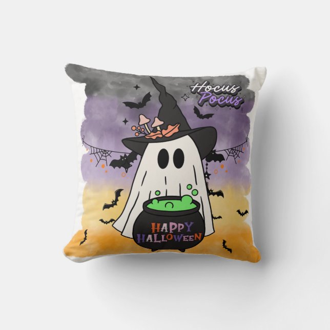 Coussin Hocus Pocus Ghost (Recto)