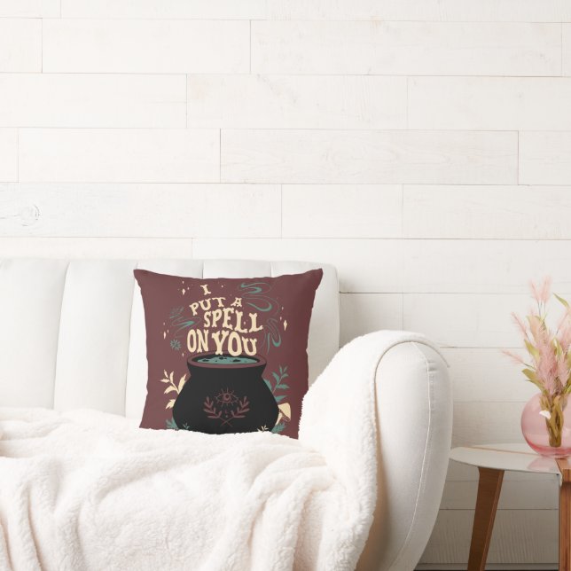 Coussin Hocus Pocus Je mets un sort sur vous Cauldron (Canapé)