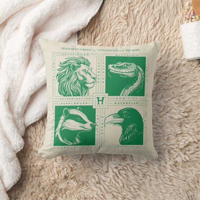 Coussin HOGWARTS™ Grille d'animaux de maison (Couverture)