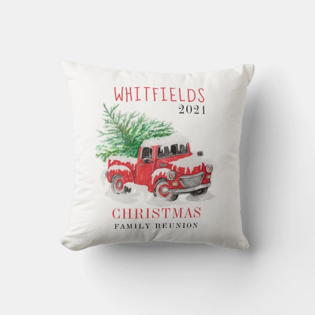 Coussin Holiday Family (Recto)
