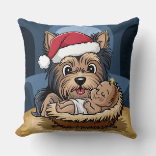 Coussin Holly enfant adoré par yorkshire Terrier