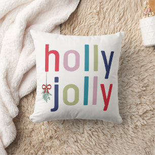 Coussin Holly Jolly Christmas