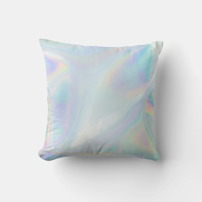 Coussin Holographique Iridescente Cute Moderne Décor Maiso (Recto)