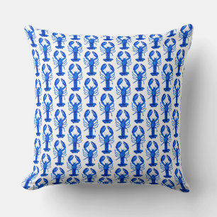 Coussin Homard Bleu