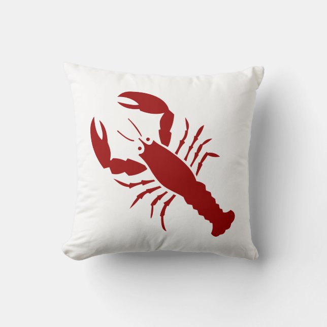 Coussin Homard rouge (Recto)