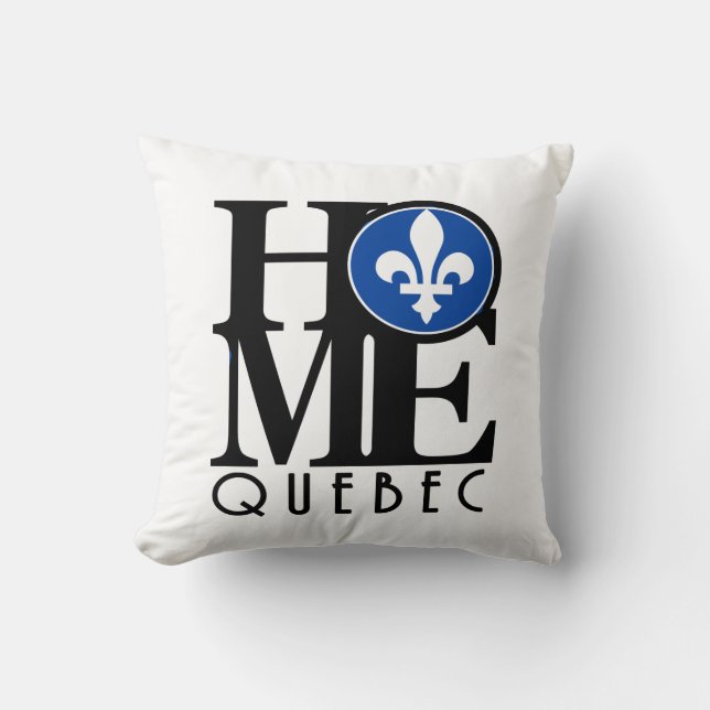 Coussin HOME Québec (Recto)