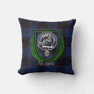 Coussin Home Scottish Clan Tartan & Crest