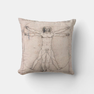 Coussin Homme de VitruveHomme de Vitruve, Léonard de Vinci