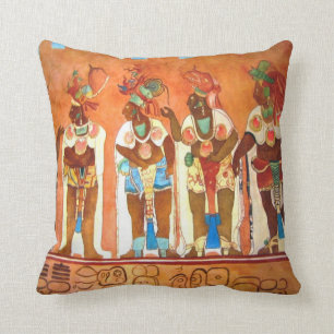 Coussin Hommes mayas