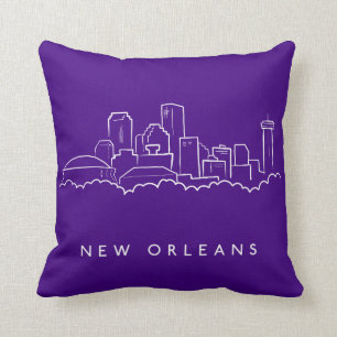 Coussin Horizon de ville de la Nouvelle-Orléans