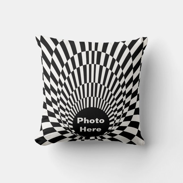 Coussin Horizon événement trou noir 3d (Recto)