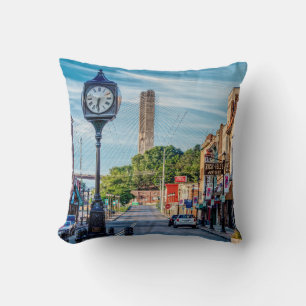 Coussin Horloge Dans Le Centre-Ville De Cape Girardeau