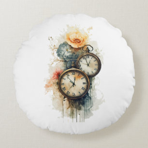 coussin horloges round pillow