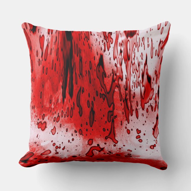 Coussin Horreur Sanglante Halloween sanglante (Recto)