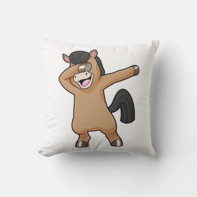 Coussin Horse at Hip Hop Dance Dab (Recto)