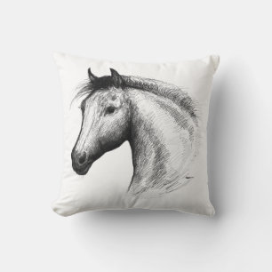Coussin Horse : White