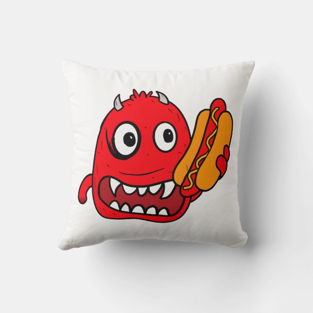 Coussin Hot Dog Devil (Verso)