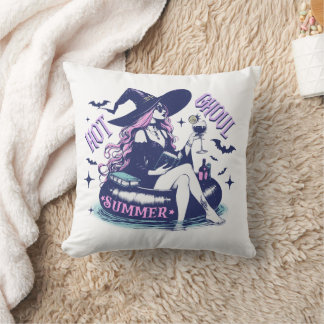 Coussin Hot Ghoul Été sorcière Halloween