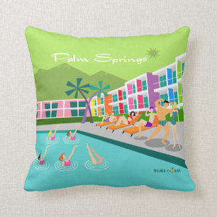 Coussin Hotel Palm Springs possède {1}une piscine extérieu