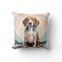 Coussin Hound personnalisé
