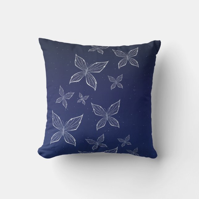 Coussin Hua Cheng's Wraith Butterflies (Recto)