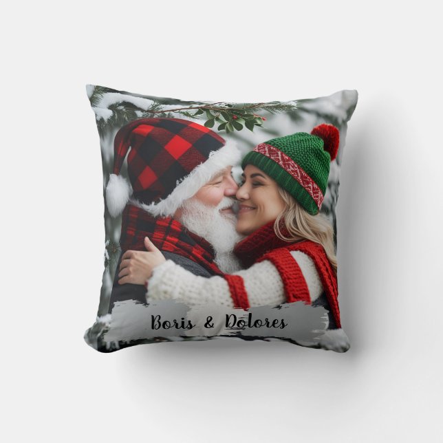 Coussin Hugging Clauses Under the Mistletoe (Recto)