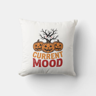 Coussin Humeur actuelle Halloween Citrouille Conception de