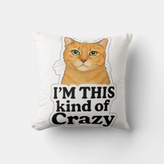 - “ Coussin humoristique pour amateur de chats – M