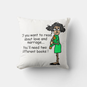 Coussin Humour d'amour et de mariage