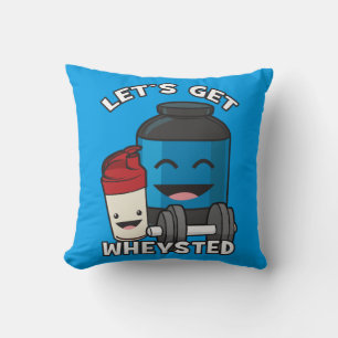 Coussin Humour de la musculation - Obtenons l'enlèvement