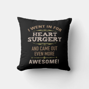 Coussin Humour de récupération de chirurgie cardiaque